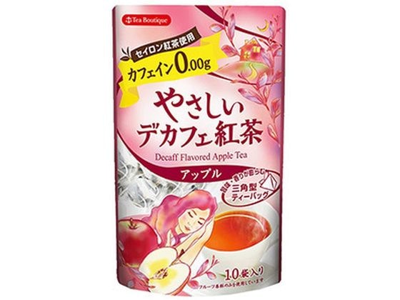 日本緑茶センター やさしいデカフェ紅茶 アップル 1.2g×10包 1個※軽（ご注文単位1個)【直送品】