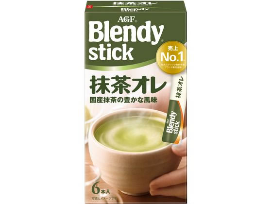 AGF ブレンディ スティック 抹茶オレ6本 1箱※軽（ご注文単位1箱)【直送品】