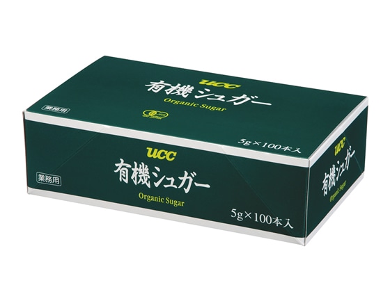 UCC 有機シュガー5g×100P 460652 1箱※軽（ご注文単位1箱)【直送品】