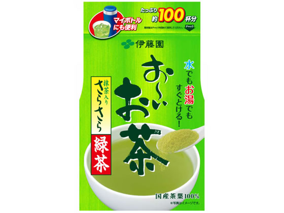 伊藤園 お～いお茶 抹茶入りさらさら緑茶 80g 1袋※軽（ご注文単位1袋)【直送品】