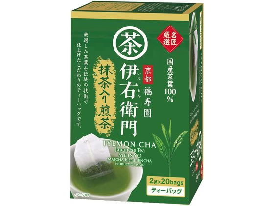 宇治の露製茶 伊右衛門 名匠 抹茶入り煎茶TB 1箱※軽（ご注文単位1箱)【直送品】