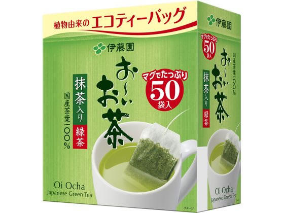 伊藤園 お～いお茶 エコティーバッグ 緑茶 50袋 1箱※軽（ご注文単位1箱)【直送品】