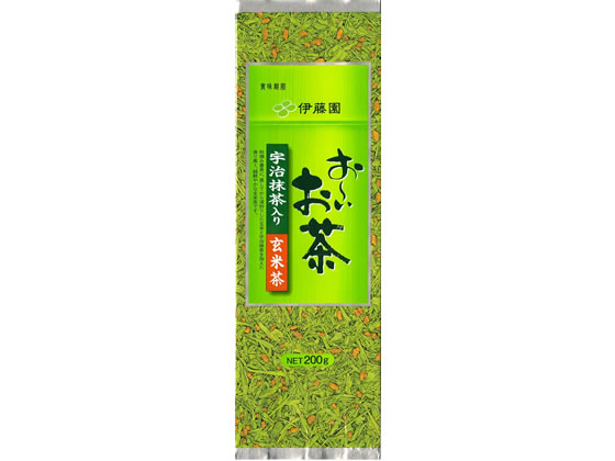 伊藤園 お～いお茶 宇治抹茶入り玄米茶 200g 1袋※軽（ご注文単位1袋)【直送品】