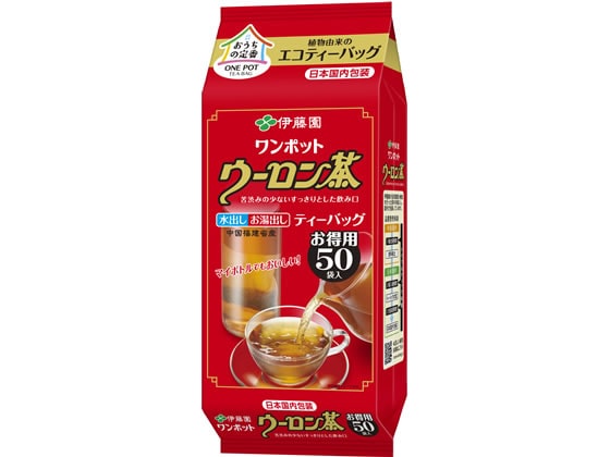 伊藤園 ワンポットエコティーバッグウーロン茶50袋 60537 1パック※軽（ご注文単位1パック)【直送品】