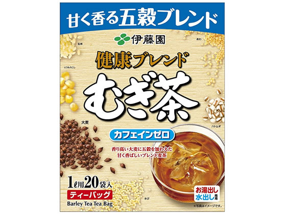 伊藤園 健康ブレンドむぎ茶ティーバッグ 20袋 1個※軽（ご注文単位1個)【直送品】