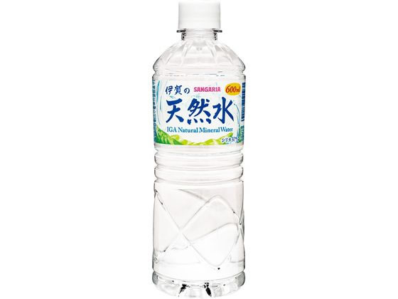 日本サンガリア 伊賀の天然水 PET600ml 1本※軽（ご注文単位1本)【直送品】