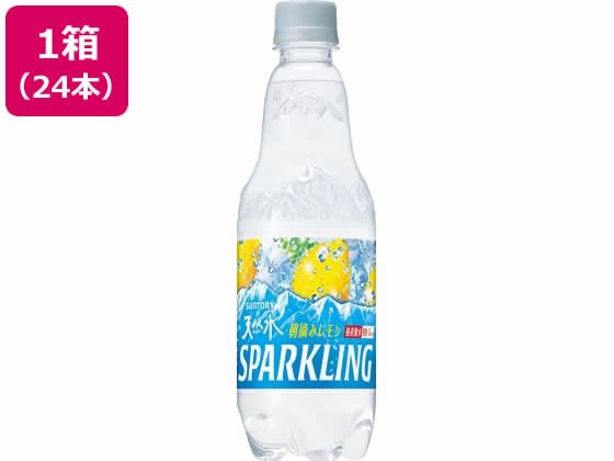 サントリー 天然水スパークリングレモン 500ml×24本 1箱※軽（ご注文単位1箱)【直送品】