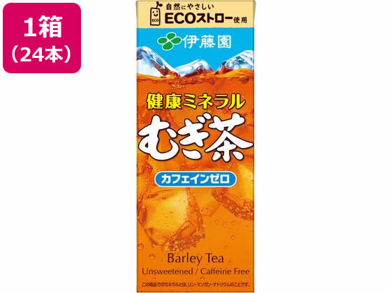 伊藤園 健康ミネラルむぎ茶 250ml 24本 1箱※軽（ご注文単位1箱)【直送品】