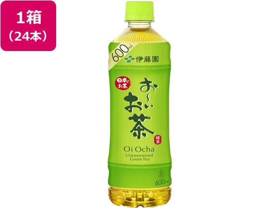 伊藤園 お～いお茶 緑茶 600ml×24本 1箱※軽（ご注文単位1箱)【直送品】