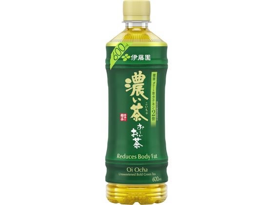 伊藤園 お～いお茶 濃い茶 600ml 1本※軽（ご注文単位1本)【直送品】