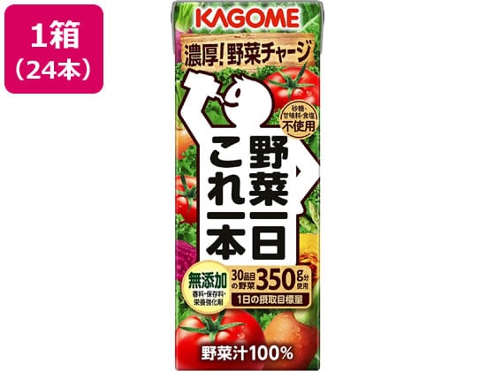 カゴメ 野菜一日これ一本 200ml×24本 1箱※軽（ご注文単位1箱)【直送品】