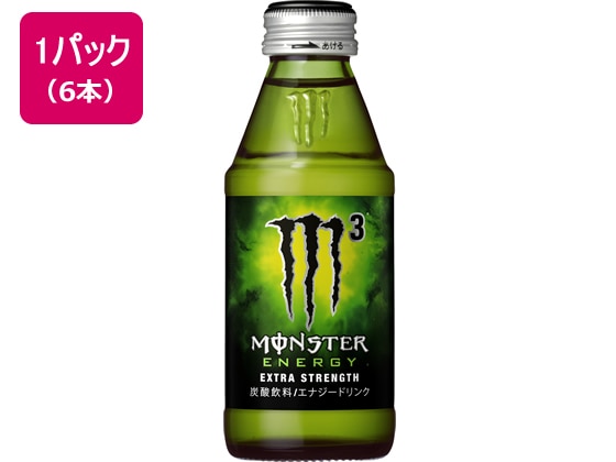 アサヒ飲料 モンスターエナジーM3 びん150ml×6本 1パック※軽（ご注文単位1パック)【直送品】