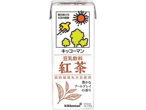 キッコーマンソイフーズ 豆乳 飲料 紅茶 200ML 282630 1本※軽（ご注文単位1本)【直送品】