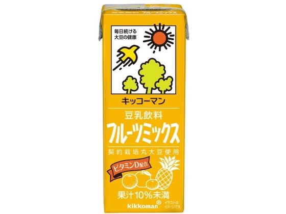 キッコーマンソイフーズ 豆乳 飲料 フルーツミックス 200ML 317950 1本※軽（ご注文単位1本)【直送品】