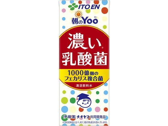 伊藤園 朝のYOO 濃い乳酸菌 200ml 1本※軽（ご注文単位1本)【直送品】