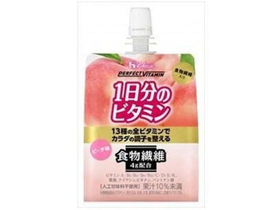 ハウスウェルネスフーズ 1日分のビタミン ゼリー 食物繊維 180g 1個※軽（ご注文単位1個)【直送品】