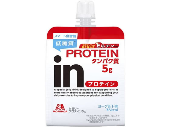 森永製菓 inゼリー プロテインイン 180g 1個※軽（ご注文単位1個)【直送品】