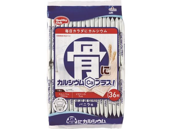 ハマダコンフェクト 骨にカルシウムウエハース 36枚 1個※軽（ご注文単位1個)【直送品】