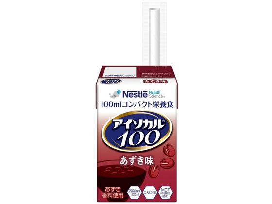 ネスレ アイソカル 100 あずき味 100mL 1本※軽（ご注文単位1本)【直送品】