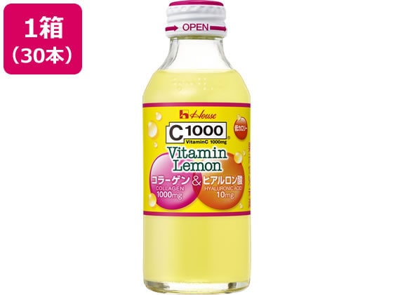 ハウスウェルネスフーズ C1000 ビタミンレモン コラーゲン&ヒアルロン酸 30本 1箱※軽（ご注文単位1箱)【直送品】