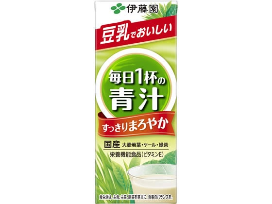 伊藤園 毎日1杯の青汁 豆乳 200ml 1本※軽（ご注文単位1本)【直送品】