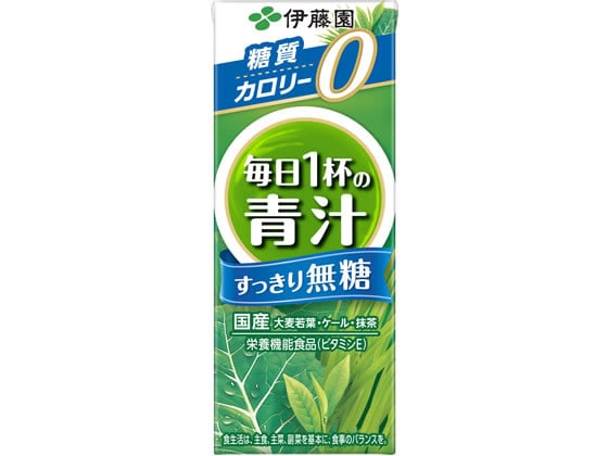 伊藤園 毎日1杯の青汁 無糖 200ml 1本※軽（ご注文単位1本)【直送品】