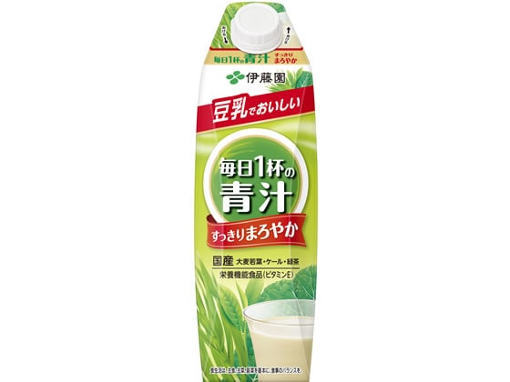 伊藤園 毎日1杯の青汁 まろやか 豆乳ミックス 1L 1本※軽（ご注文単位1本)【直送品】