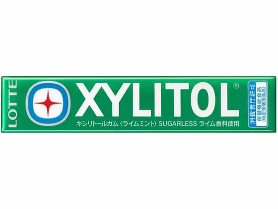 ロッテ キシリトールガム ライムミント 14粒 1個※軽（ご注文単位1個)【直送品】