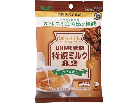 UHA味覚糖 特濃ミルク8.2 カフェオレ 1袋※軽（ご注文単位1袋)【直送品】