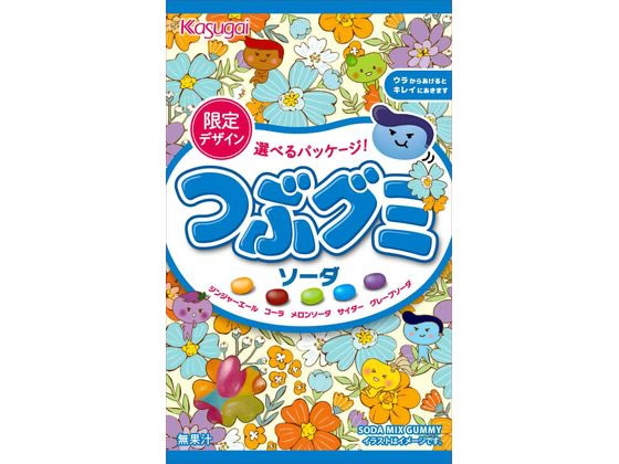 春日井 つぶグミソーダ 1袋※軽（ご注文単位1袋)【直送品】