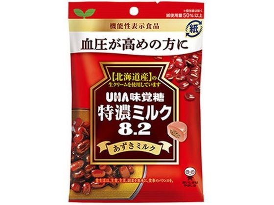 UHA味覚糖 特濃ミルク8.2 あずきミルク 93g 1個※軽（ご注文単位1個)【直送品】