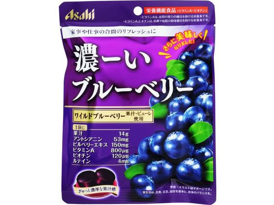 アサヒグループ食品 濃ーいブルーベリー 84g 1袋※軽（ご注文単位1袋)【直送品】