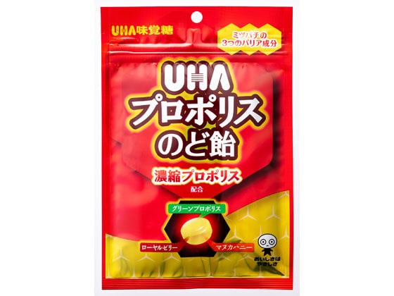 UHA味覚糖 UHAプロポリスのど飴 袋52g 1個※軽（ご注文単位1個)【直送品】