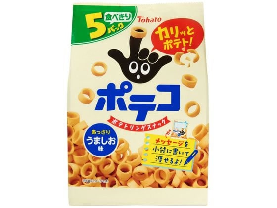 東ハト ポテコ うましお味 5個パック 1パック※軽（ご注文単位1パック)【直送品】