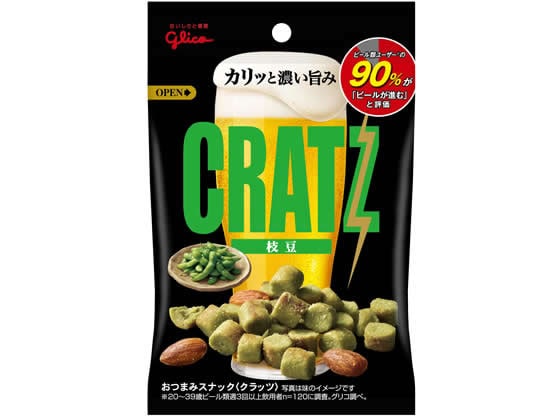 江崎グリコ クラッツ えだまめ うましお 42g 1袋※軽（ご注文単位1袋)【直送品】