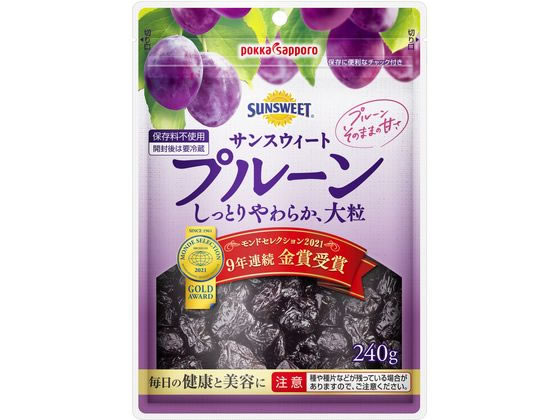 ポッカサッポロ サンスウィートプルーン 240g 1袋※軽（ご注文単位1袋)【直送品】