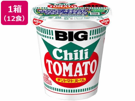 日清食品 カップヌードル チリトマト ビッグ 12食 1箱※軽（ご注文単位1箱)【直送品】