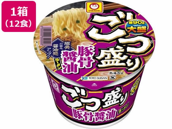 東洋水産 ごつ盛り豚骨醤油ラーメン 123g×12食 1箱※軽（ご注文単位1箱)【直送品】