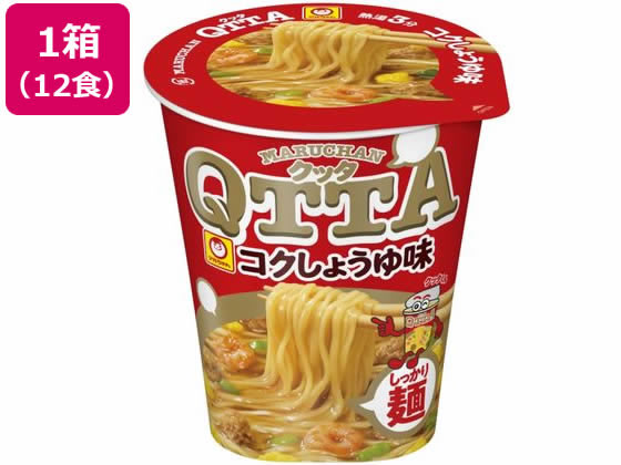 東洋水産 MARUCHAN QTTA コクしょうゆ味 78g 12食 1箱※軽（ご注文単位1箱)【直送品】