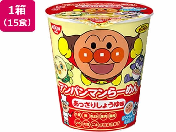 日清食品 アンパンマンらーめん あっさりしょうゆ味 33g×15 1箱※軽（ご注文単位1箱)【直送品】