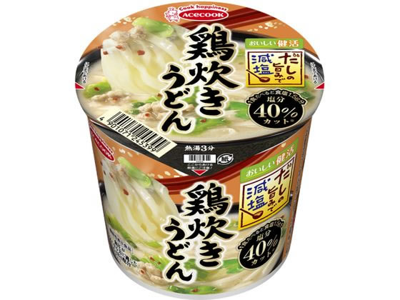 エースコック だしの旨みで減塩 鶏炊きうどん 1個※軽（ご注文単位1個)【直送品】