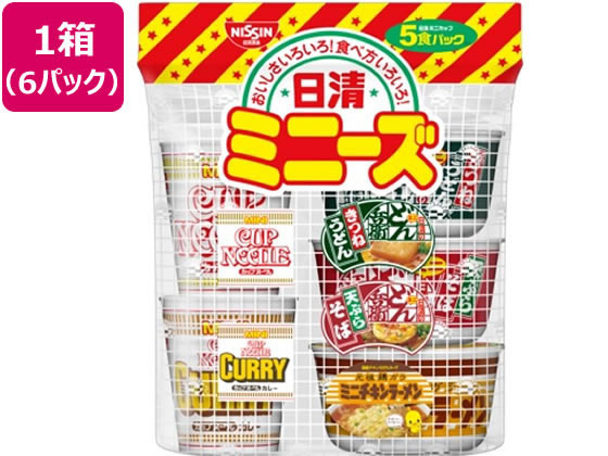 日清食品 ミニーズ〔東〕5食×6パック 1箱※軽（ご注文単位1箱)【直送品】