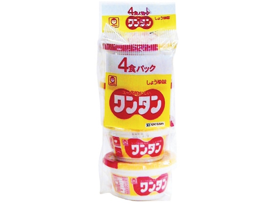 東洋水産 カップワンタンしょうゆ味 4食パック 1パック※軽（ご注文単位1パック)【直送品】