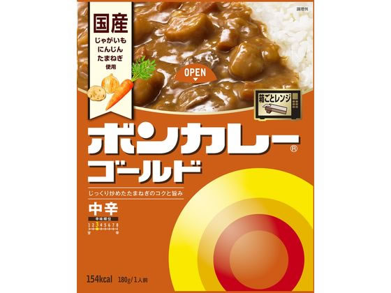 大塚食品 ボンカレーゴールド中辛180g 1個※軽（ご注文単位1個)【直送品】