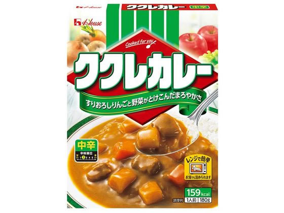 ハウス ククレカレー中辛 180g 1箱※軽（ご注文単位1箱)【直送品】