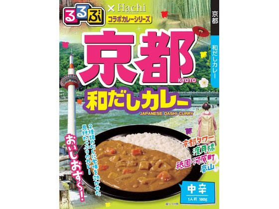 ハチ食品 るるぶ 京都 和だしカレー 180g 1個※軽（ご注文単位1個)【直送品】