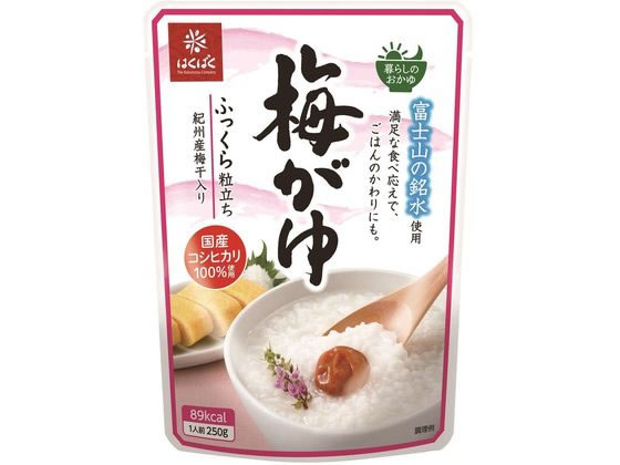 はくばく 梅がゆ 250G 1袋※軽（ご注文単位1袋)【直送品】