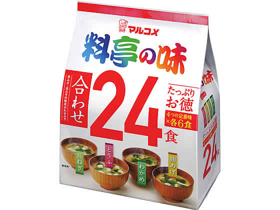 マルコメ たっぷりお徳 料亭の味 24食 1袋※軽（ご注文単位1袋)【直送品】