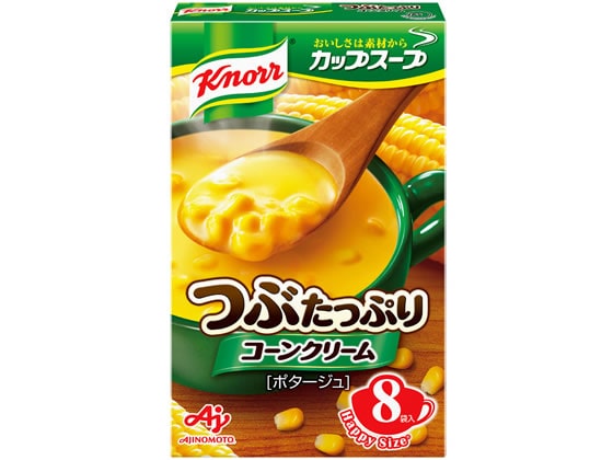 味の素 クノールカップスープつぶたっぷりコーンクリーム 8袋入 1箱※軽（ご注文単位1箱)【直送品】