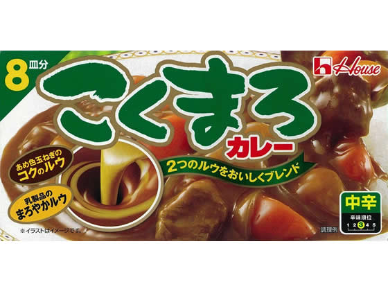 ハウス食品 こくまろカレー 中辛 140g 1箱※軽（ご注文単位1箱)【直送品】